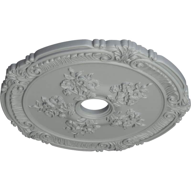26"OD x 3 3/4"ID x 1 1/2"P Attica with Rose Ceiling Medallion