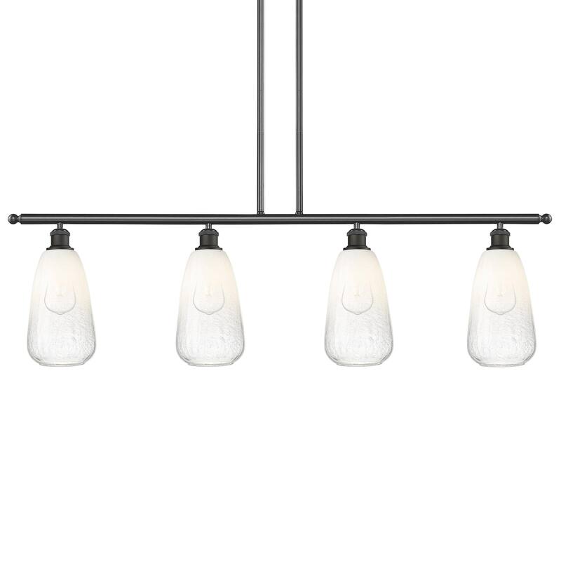 Innovations Lighting 516-4I-14-48 Brookhaven Almond Linear Brookhaven - Oil Rubbed Bronze / Opal