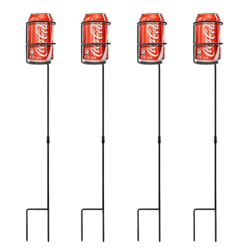 Sorbus Outdoor Beverage/Drink Holder Stakes, Set of 4 - 4-Pack
