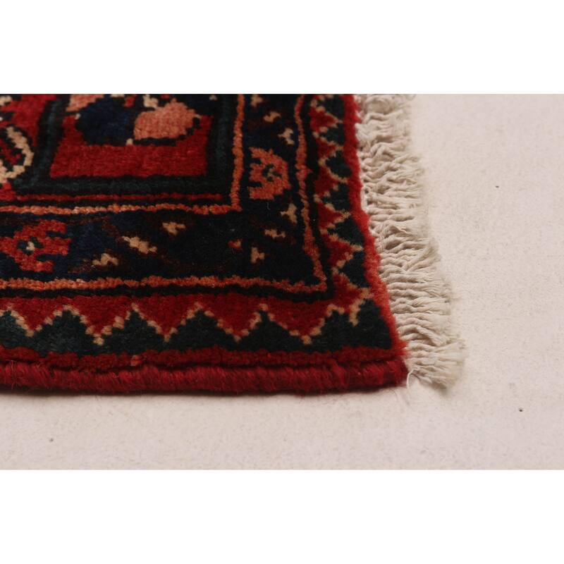 ECARPETGALLERY Hand-knotted Andelz Black Wool Rug - 4'8 x 6'10