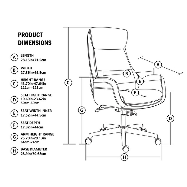 Leatherette office arm chair sales