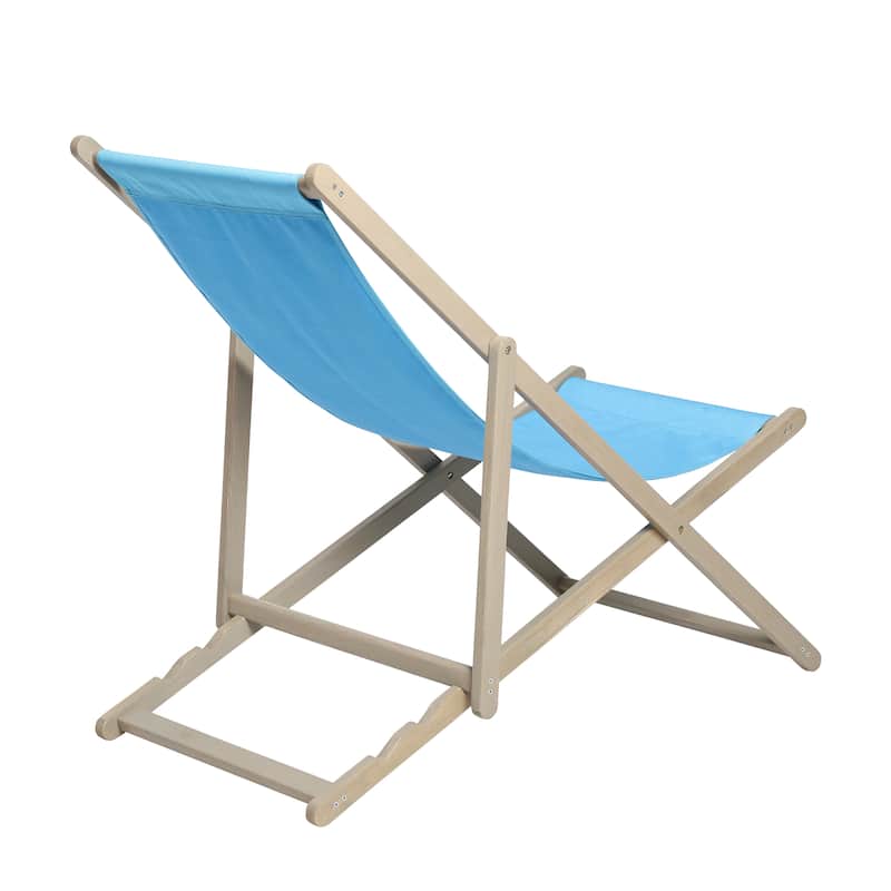 Outdoor Sling Patio Chair Set of 2 Adjustable Folding Lounge Chair