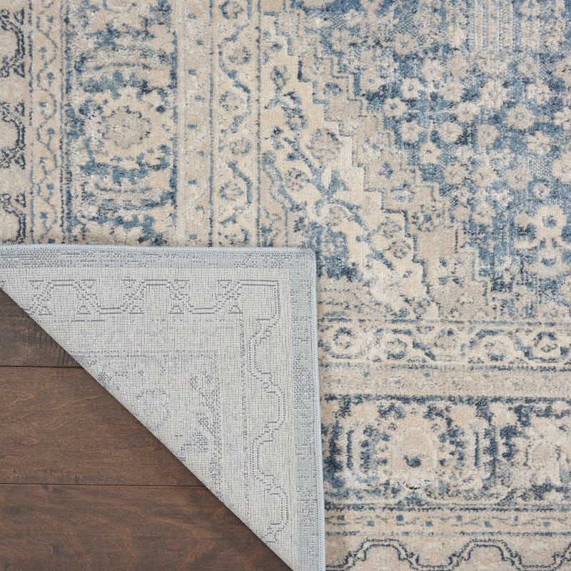 Malta Bordered Center Medallion Area Rug