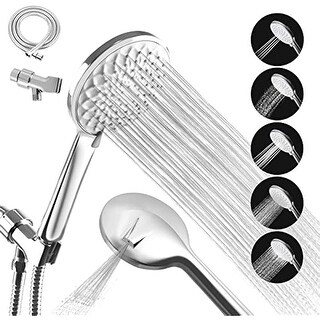Handheld High Pressure Shower Head with 6 Spray Settings - Bed Bath ...