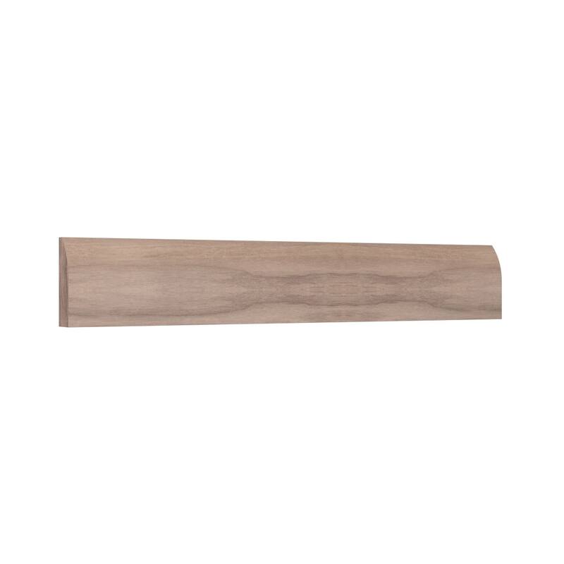 WM827: 3/8-in D x 1-1/4-in W x 96-in L Americraft Solid Hardwood Stain Grade Modern Stop Moulding