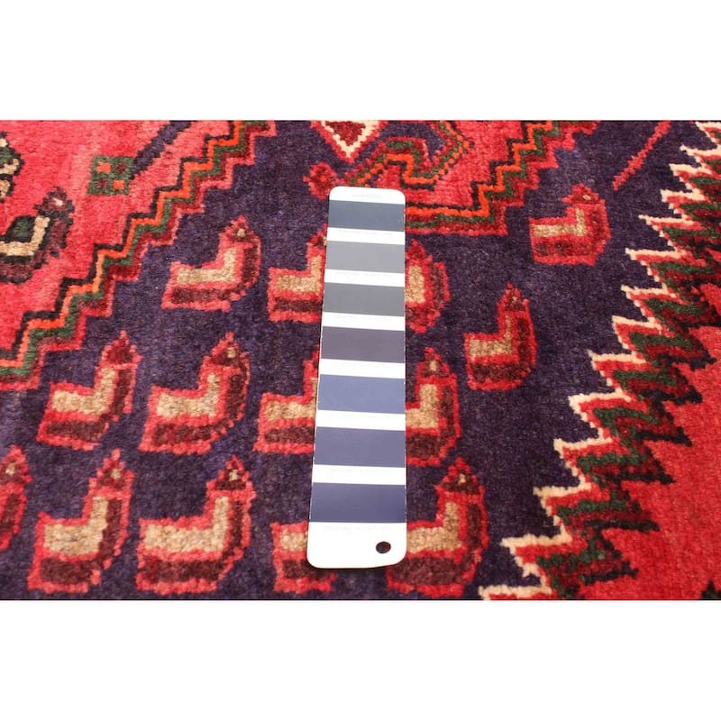 ECARPETGALLERY Hand-knotted Andelz Navy Wool Rug - 4'3 x 7'1