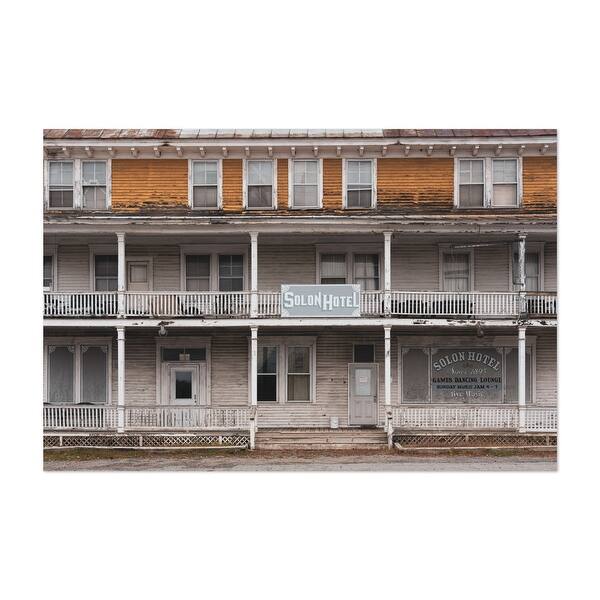 Solon Maine Solon Hotel Photography Architecture Art Print/Poster Bed