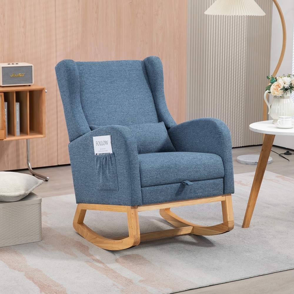 Blue nursery hotsell chair