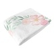 preview thumbnail 6 of 4, Woodland Bunny Girl Baby Monthly Milestone Blanket - Blush Pink Mint Green and Grey Boho Floral Watercolor Rose Flower Forest