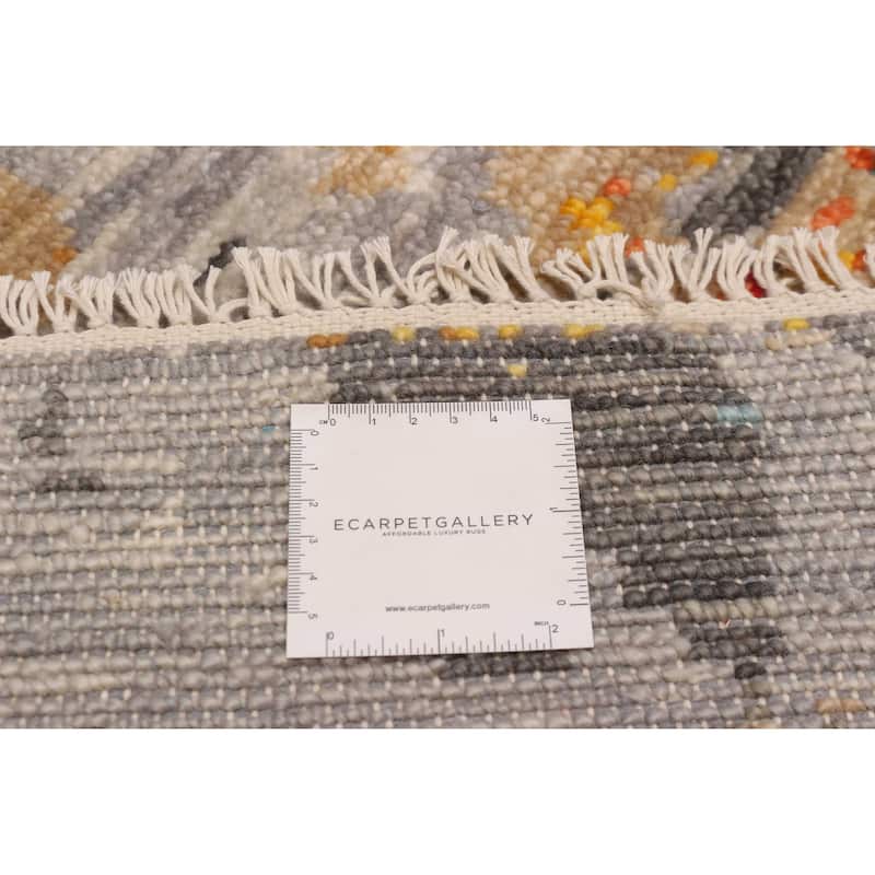 ECARPETGALLERY Hand-knotted Mystique Grey Wool Rug - 10' 2" x 14' 1"