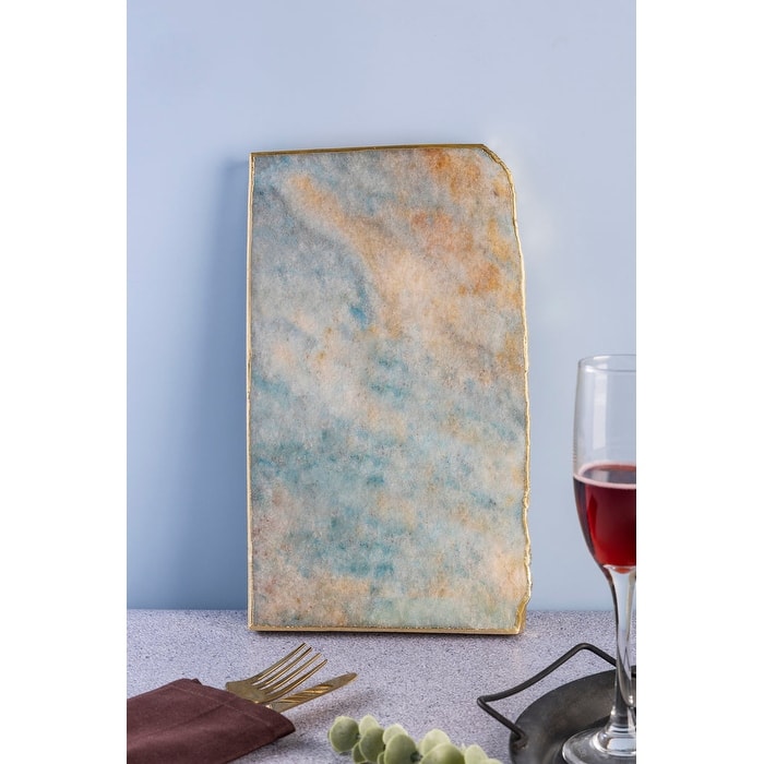 Dazzle Aventurine Cheese Board - Green