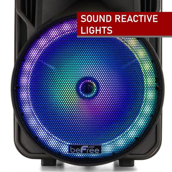 befree sound 12 inch woofer portable bluetooth