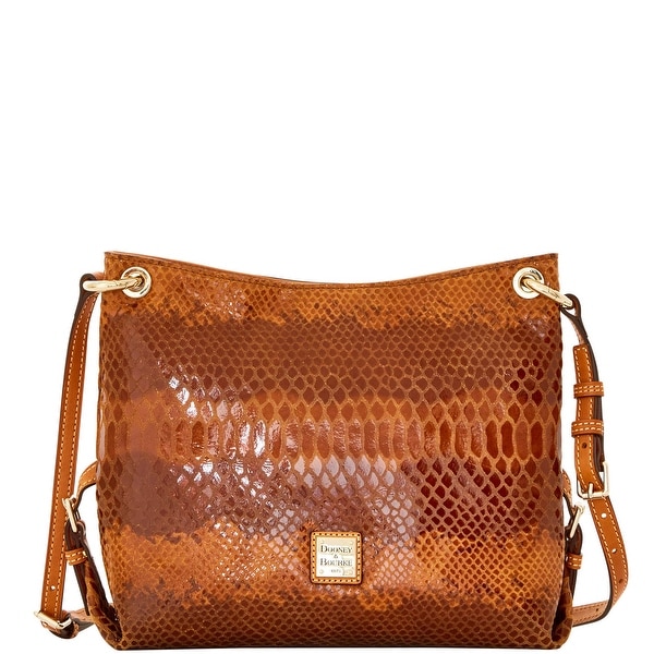 Dooney & Bourke Snake Frederica Bag (Introduced by Dooney & Bourke at $248 in Jul 2016) - Saddle