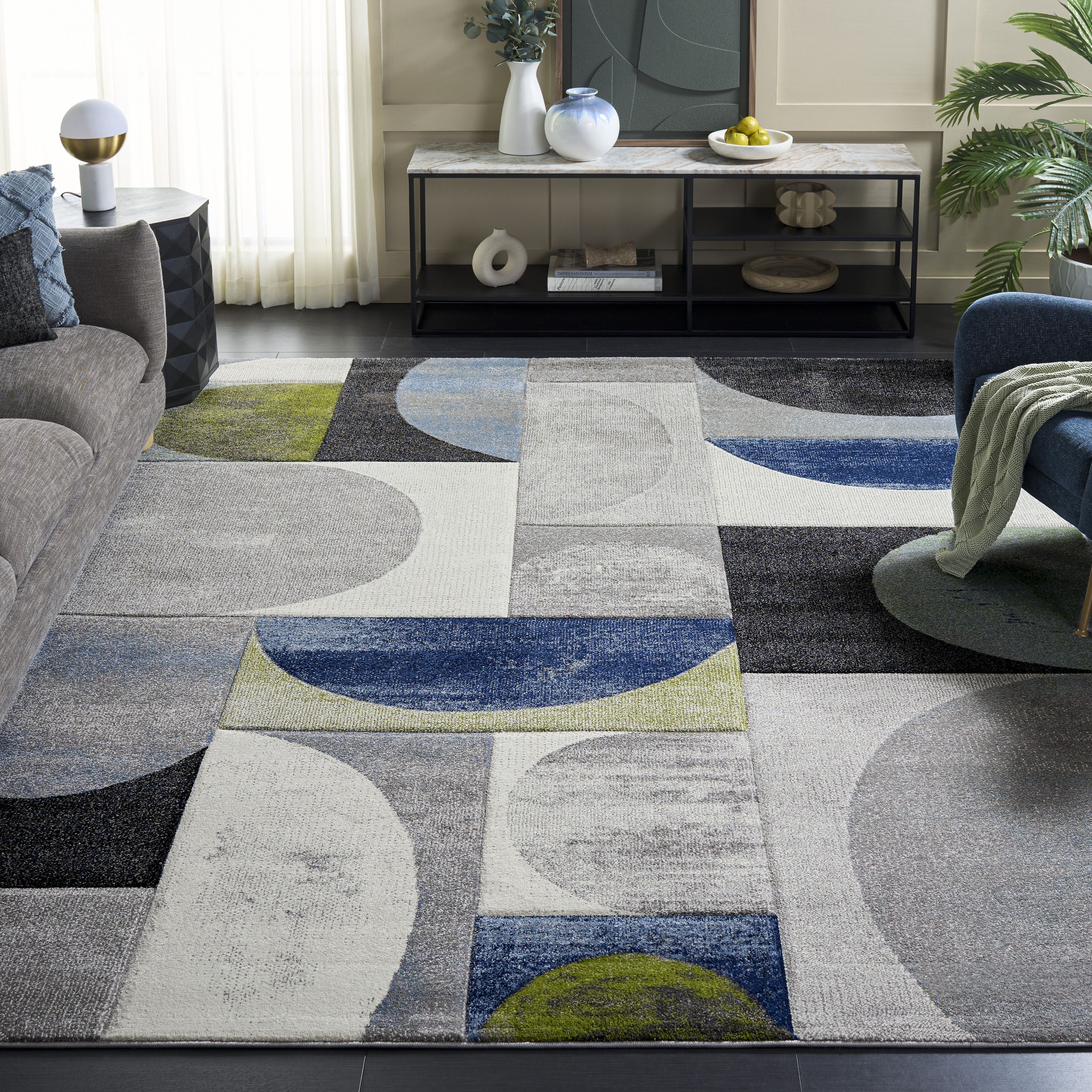 SAFAVIEH Hollywood Alide Mid-Century Modern Abstract Rug