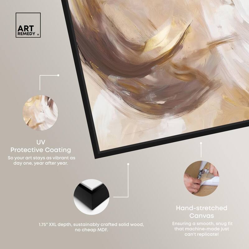 Dreamy Swirls II Canvas by Art Remedy