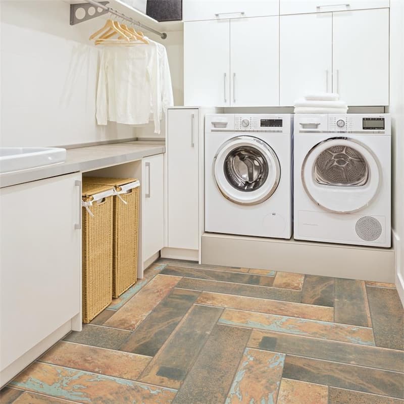 Merola Tile Maheno Mix 8-1/2" x 35-1/2" Porcelain Floor and Wall Tile Pallet