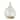 Large Decorative Glass Bottle, Clear