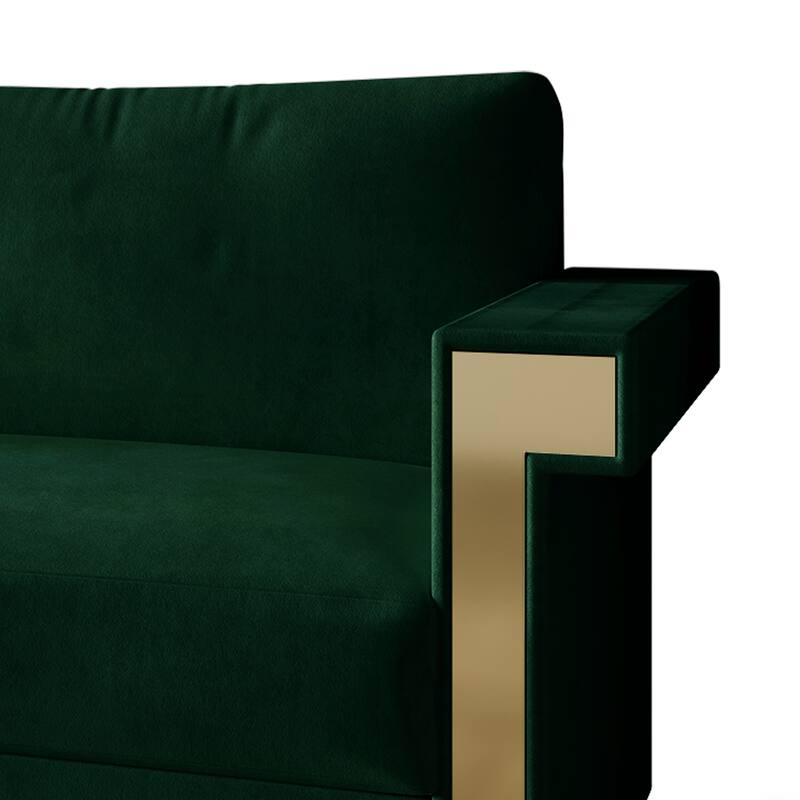 CraftPorch Luxurious Velvet Upholstered Sofa