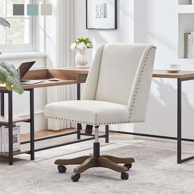 Huimo Home Office Desk Chair with Wheels, 360° Swivel
