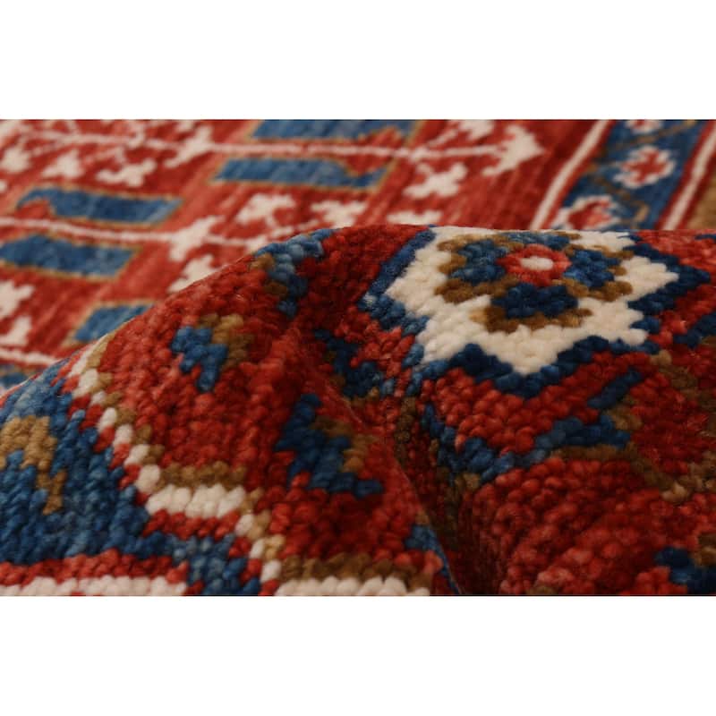 ECARPETGALLERY Hand-knotted Mamluk Red Wool Rug - 8' 9" x 12'