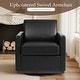 preview thumbnail 27 of 154, Set of 2 Modern Swivel Accent Armchairs Upholstered Arm Chairs