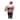 Santa w/Snowshoes 12.5"H Fabric/Plastic - Red, White, Black