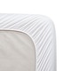 preview thumbnail 5 of 7, Serta Microfiber Heated White Mattress Pad