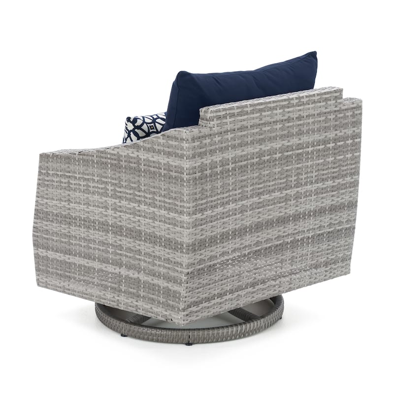 Cannes 2 Piece Sunbrella Outdoor Patio Motion Club Chairs