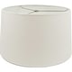 preview thumbnail 15 of 16, Mestar Hardback Drum Lampshade (Spider) 14x16x10 - White
