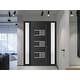 preview thumbnail 13 of 35, VDOMDOORS Manux 8933 | Front Door Exterior Door | Steel | Frame & Hardware Included | 18x80, Matte Black Entry Door