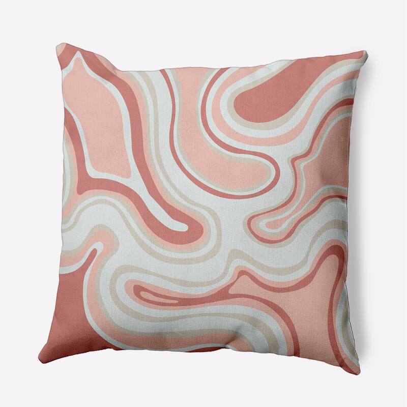 Agate Decorative Throw Pillow - Rusty Mauve - 26"x 26"