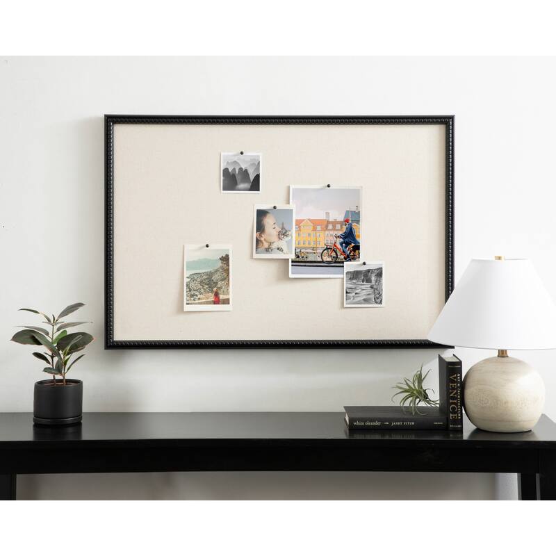Kate and Laurel Makenna Rectangle Fabric Pinboard