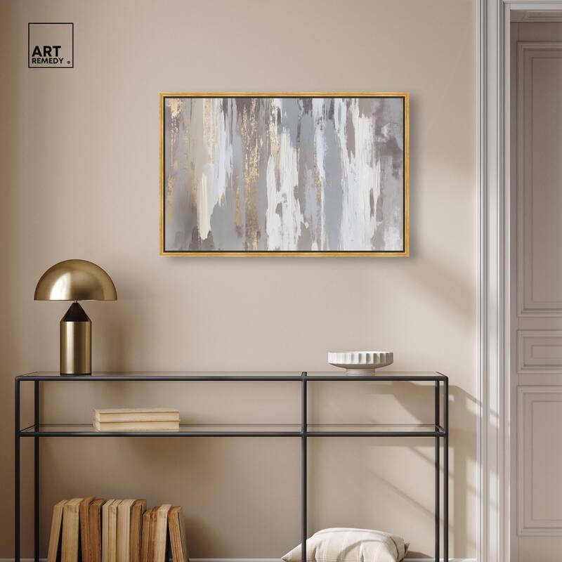 Flooding Gold II Canvas by Art Remedy