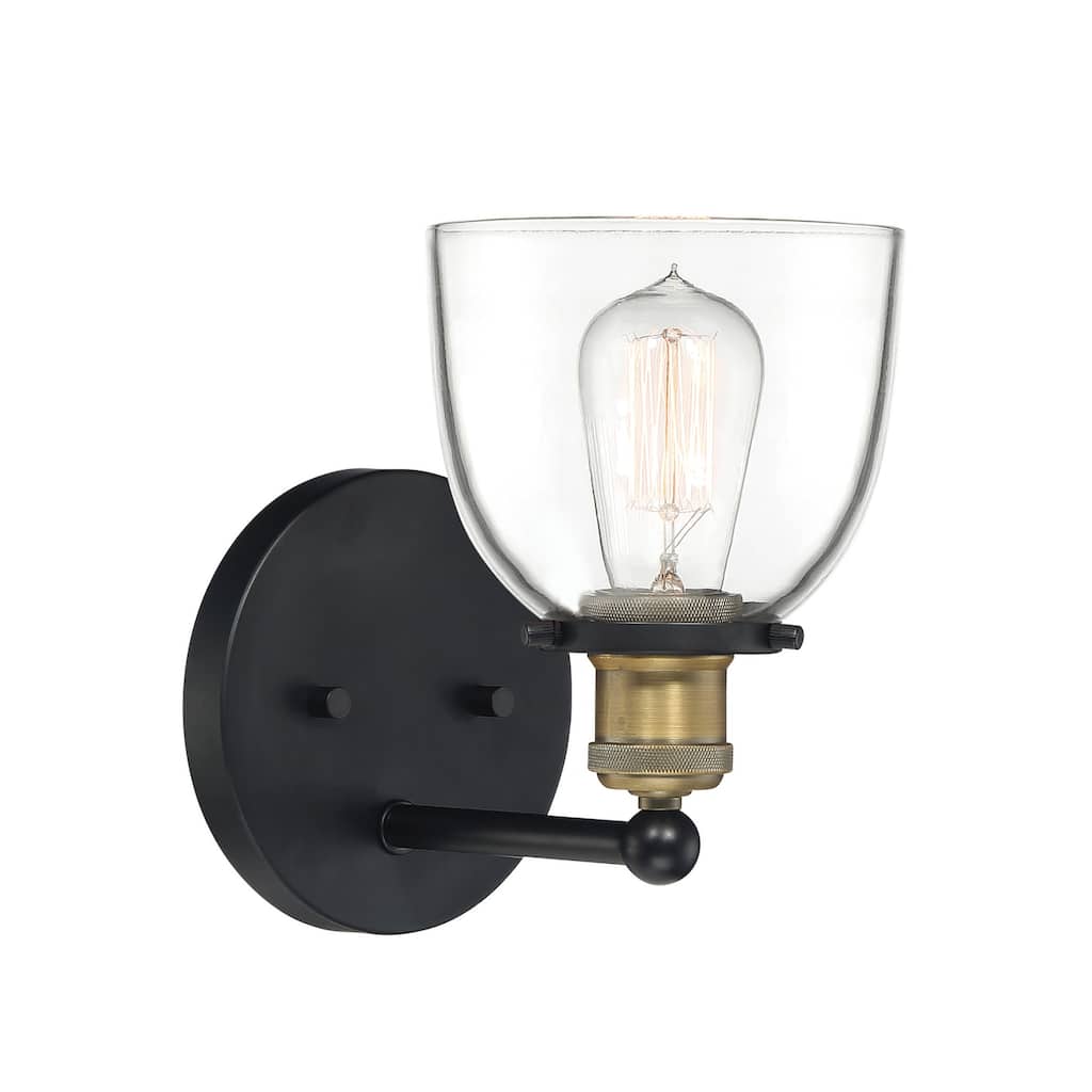 Designers Fountain Bryson Single Light 9" Tall Bathroom Sconce