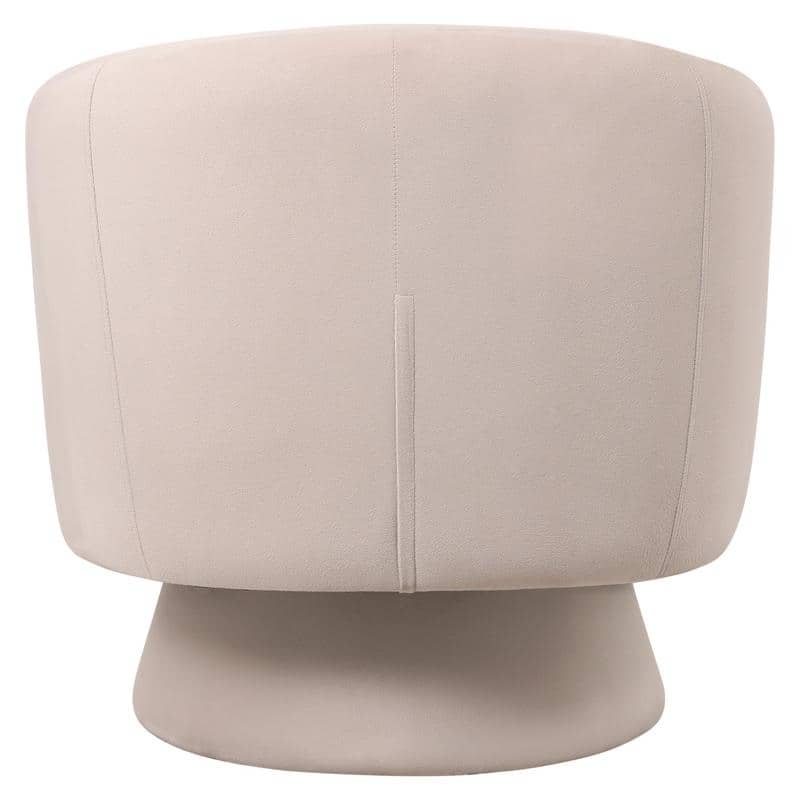 Raze 31" Swivel Accent Armchair Upholstered in Boucle/Velvet/Linen Fabric with Plush Cushioning and Solid Wood Support