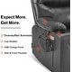 preview thumbnail 23 of 28, MCombo Faux Leather Power Recliner, Electric Swivel Glider Rocker Recliner for Nursery with USB Ports 7785
