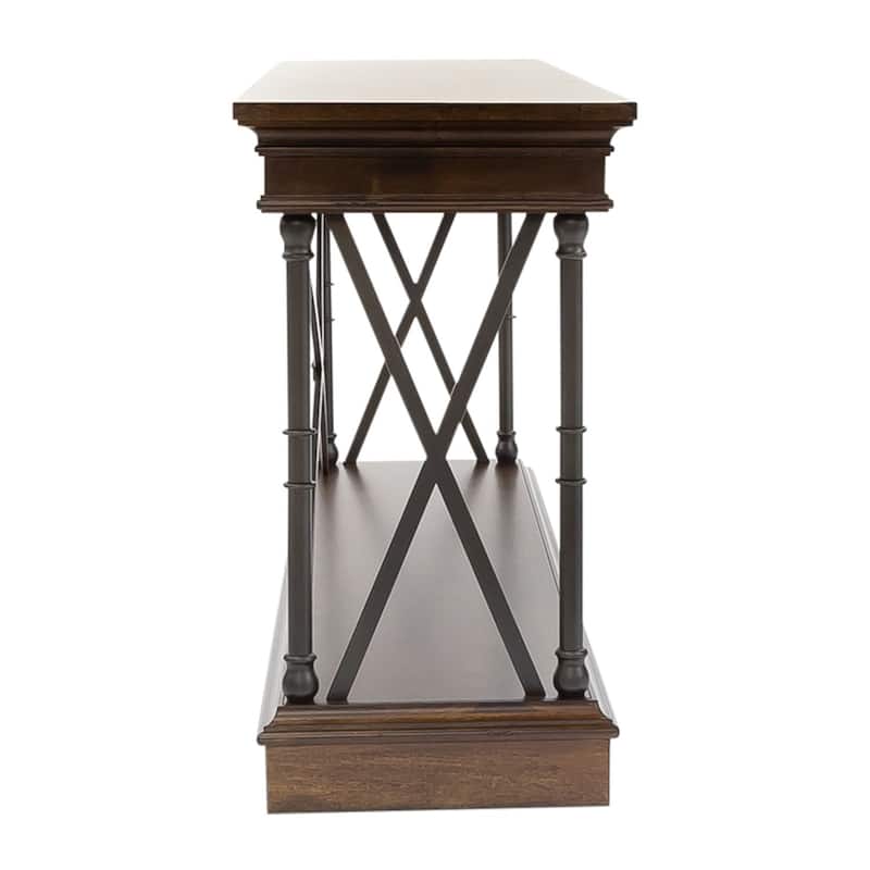 Tribeca Cordovian Brown Sofa Table