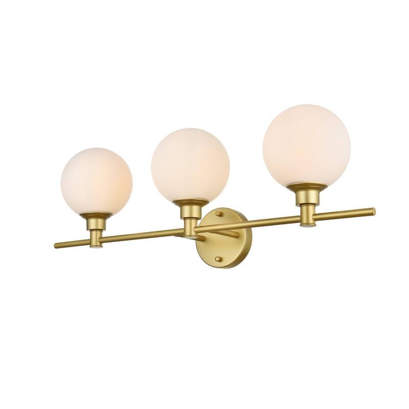 Corda 1 Light Black and Frosted White Bath Sconce