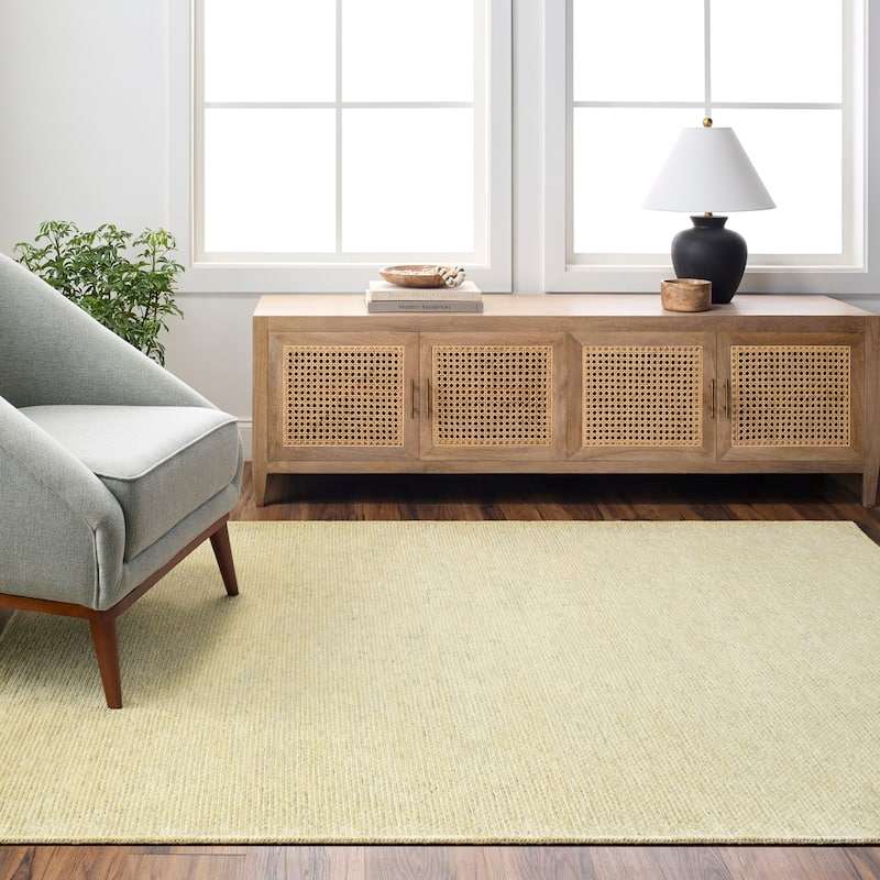 Livabliss Quebec Modern & Contemporary Washable Area Rug - Grass Green - 2' 2" x 3' 9"