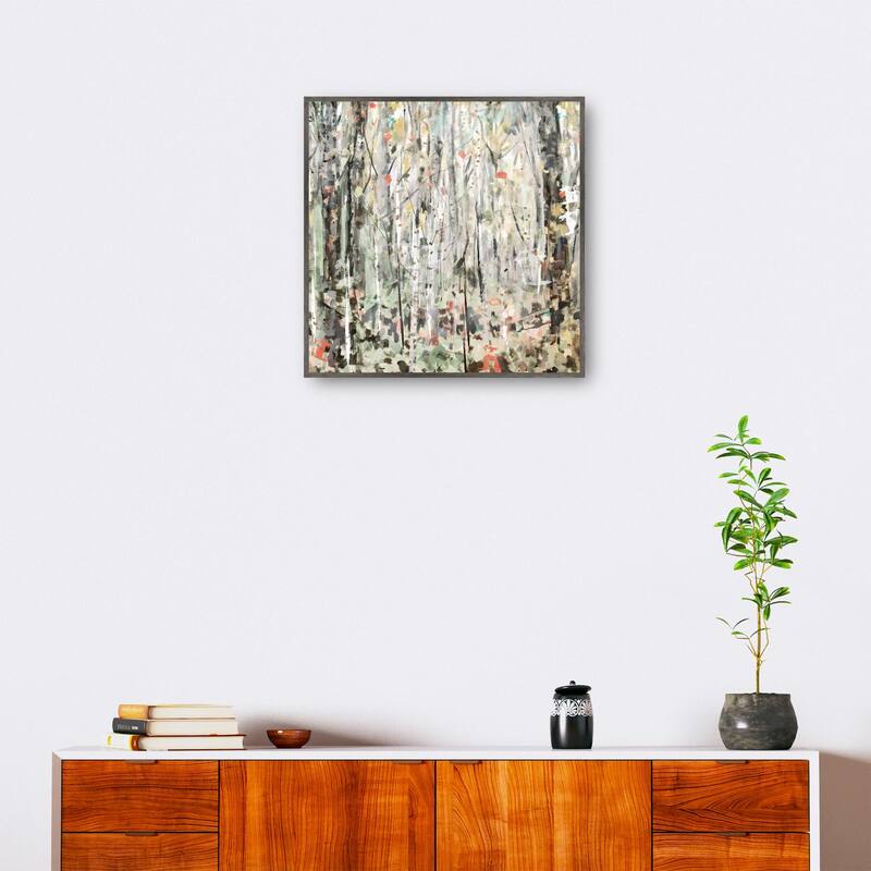 Enchanted Birches By Studio Arts Canvas Art Print