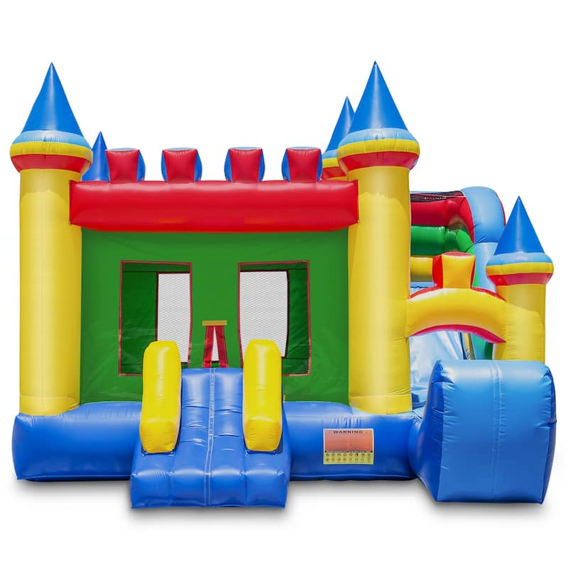 Commercial Castle Bounce House and Slide with Blower