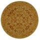 preview thumbnail 57 of 58, SAFAVIEH Handmade Anatolia Berta Traditional Oriental Wool Rug 6' Round - Beige/Gold - Round