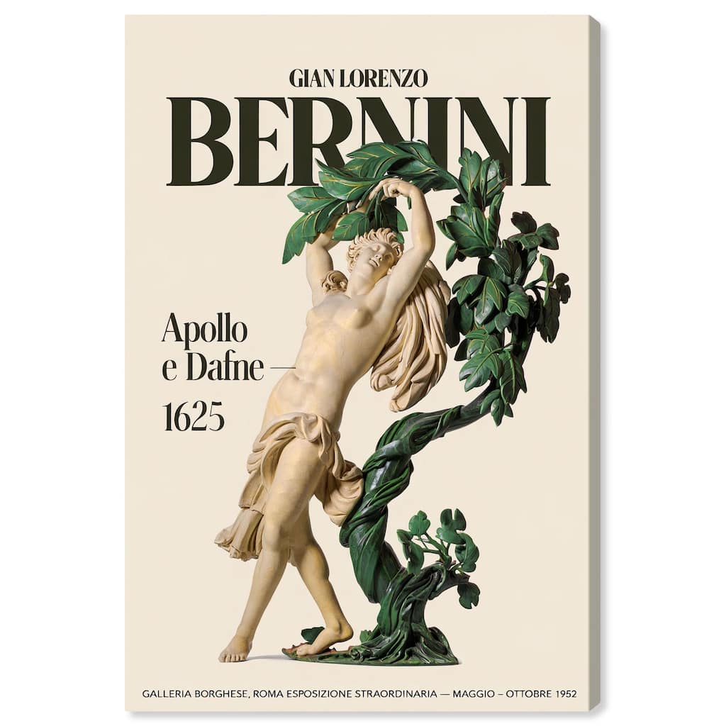 Celebrating Bernini Canvas by Art Remedy, Gallery Wrapped