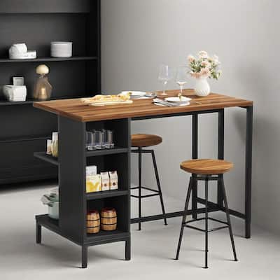 43 inch Kitchen Island with Storage, Modern Kitchen Sideboard