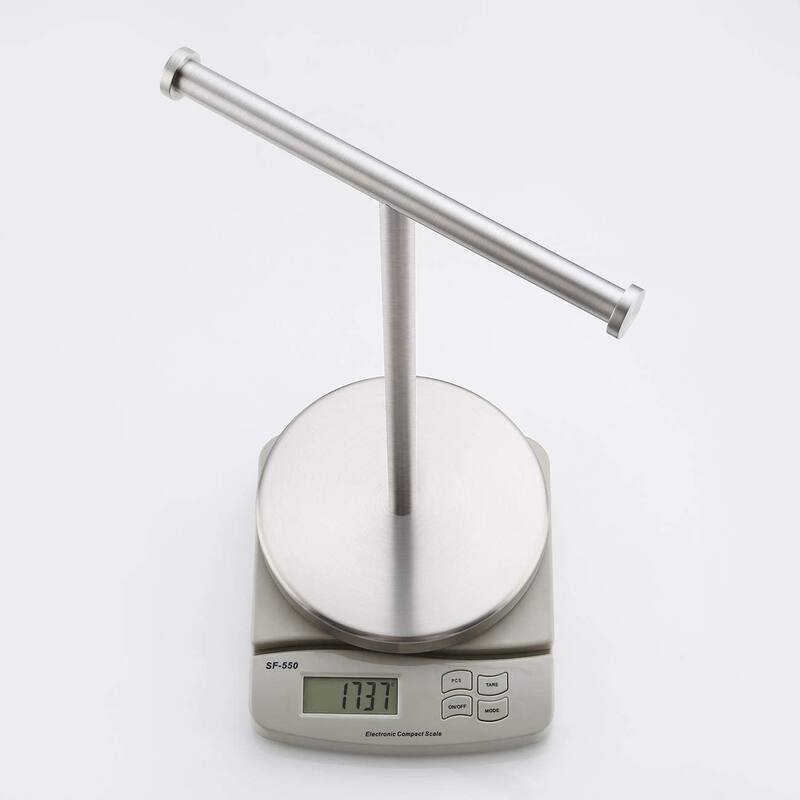 Countertop T-Shape Towel Rack Holer with Heavy Weight Base