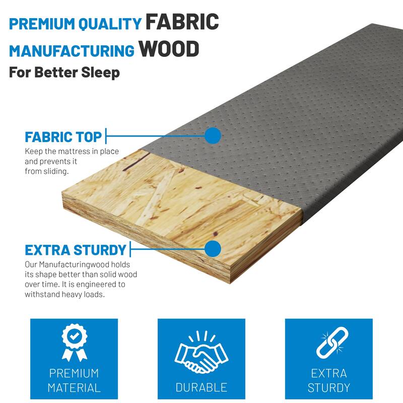 Heavy Duty Sleeper Sofa Bed Support Board, Reinforced Under Cushion Panel, Pull Out Couch Mattress Boards, Easy Installation