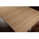 preview thumbnail 5 of 4, Hand-woven Natural Fiber Jute Area Rug - 6' Round - 6' Round