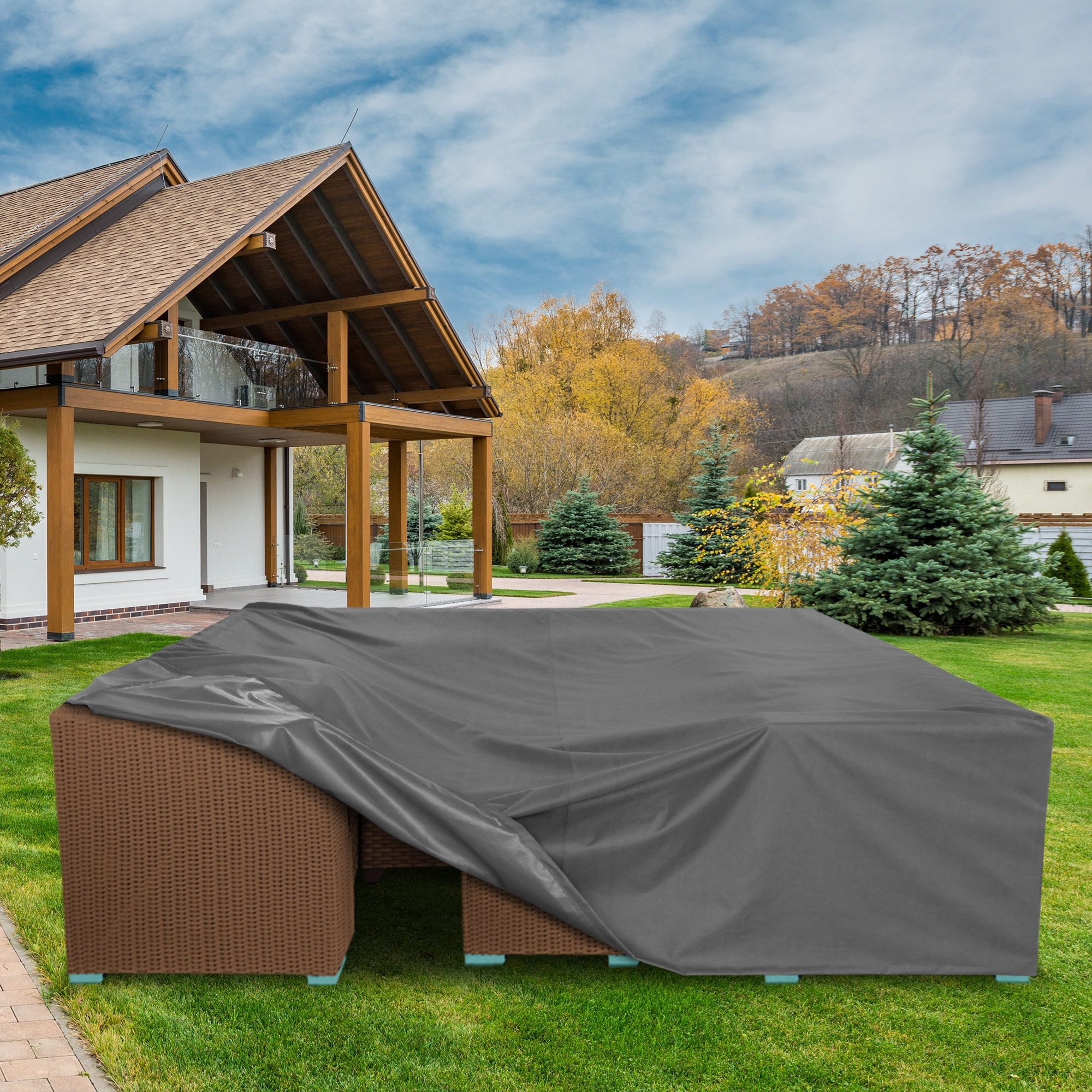 500D Patio Furniture Covers Thickening Outdoor Cover Protective - On Sale -  Bed Bath & Beyond - 33593455
