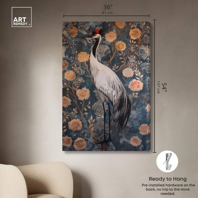 Botanical Bird II Canvas by Art Remedy, Gallery Wrapped