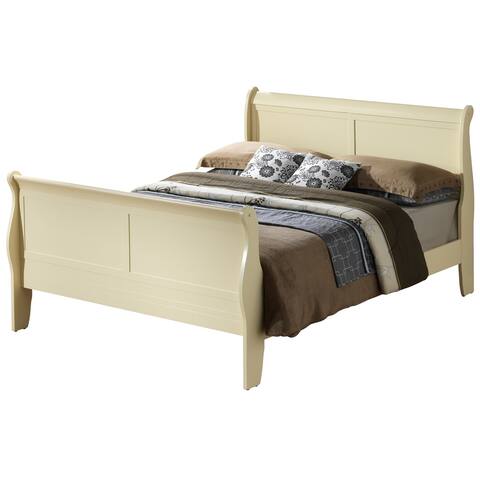 LYKE Home Anabelle Beige Queen Bed